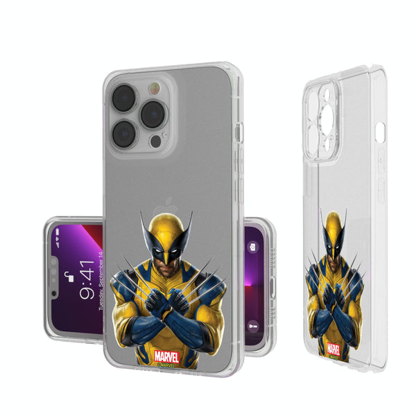 Marvel Deadpool Wolverine Badge iPhone Clear Phone Case