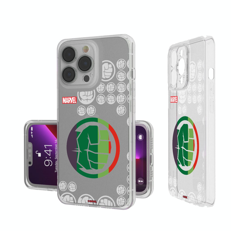 Marvel Avengers Hulk Sigil iPhone Clear Phone Case