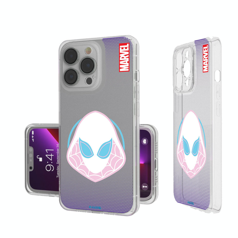 Marvel Spider-Gwen Grid iPhone Clear Phone Case