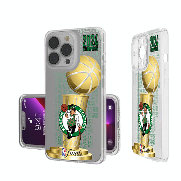 Boston Celtics 2024 NBA Champions iPhone Clear Phone Case