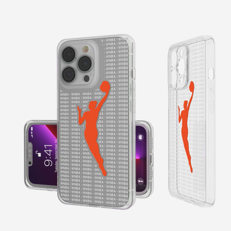 WNBA  Text Backdrop iPhone Clear Phone Case