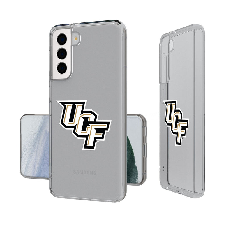 University of Central Florida Golden Knights Insignia Galaxy Clear Phone Case