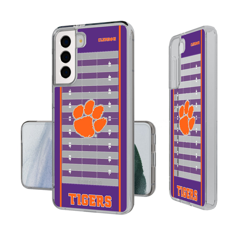 Clemson University Tigers Field Galaxy Clear Phone Case