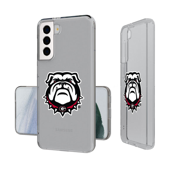 University of Georgia Bulldogs Uga Insignia Galaxy Clear Phone Case