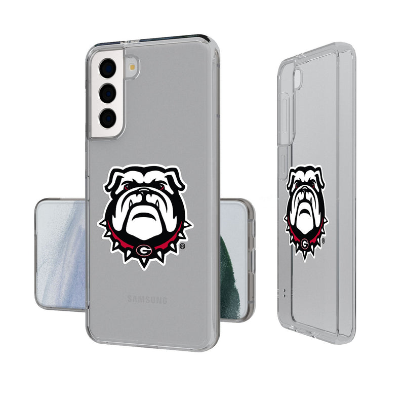 University of Georgia Bulldogs Uga Insignia Galaxy Clear Phone Case