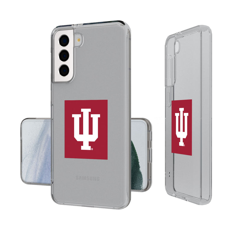 Indiana University Hoosiers Insignia Galaxy Clear Phone Case