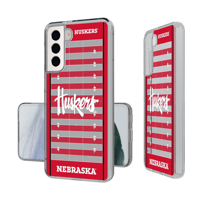 University of Nebraska Huskers Field Galaxy Clear Phone Case