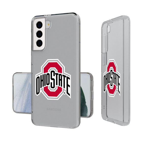 Ohio State University Buckeyes Insignia Galaxy Clear Phone Case