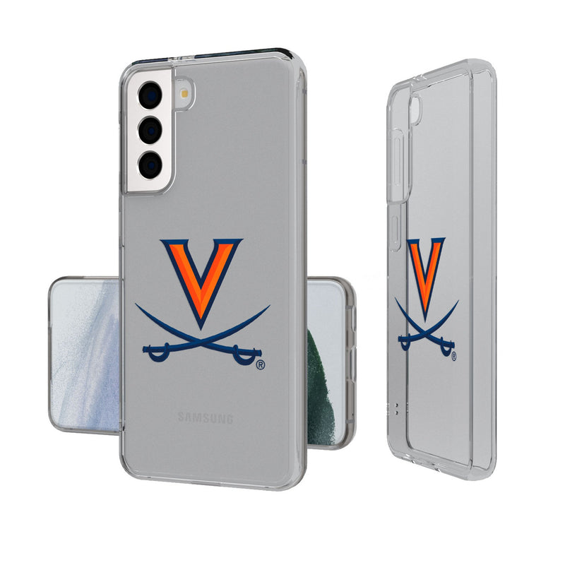 University of Virginia Cavaliers Insignia Galaxy Clear Phone Case