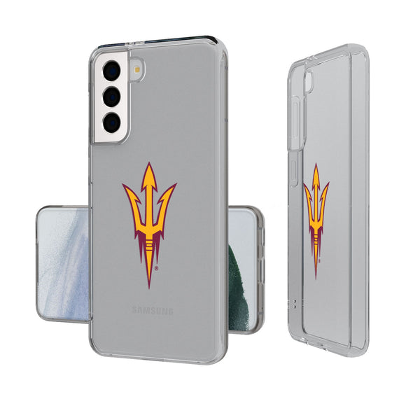 Arizona State University Sun Devils Insignia Galaxy Clear Phone Case