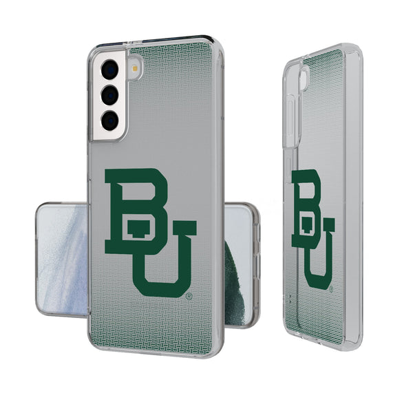 Baylor University Bears Linen Galaxy Clear Phone Case