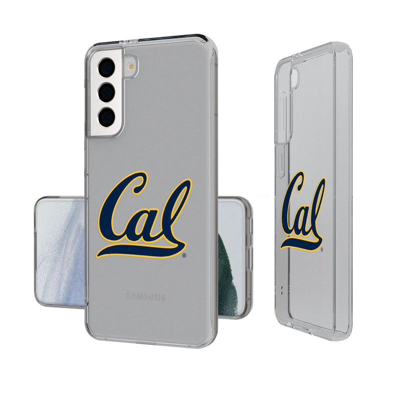 University of California Berkeley Golden Bears Insignia Galaxy Clear Phone Case