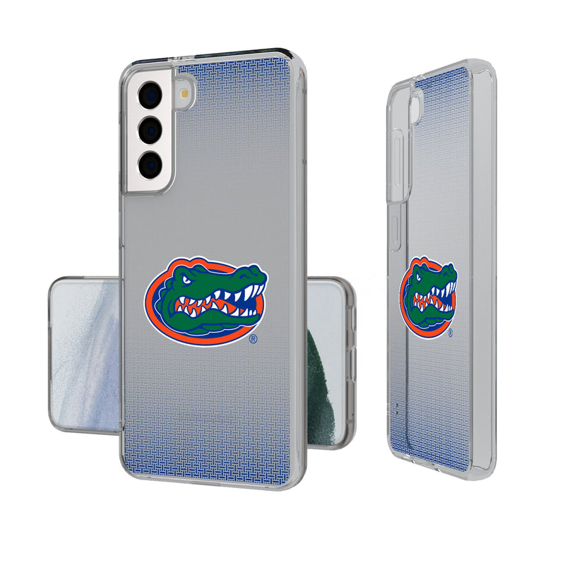 University of Florida Gators Linen Galaxy Clear Phone Case