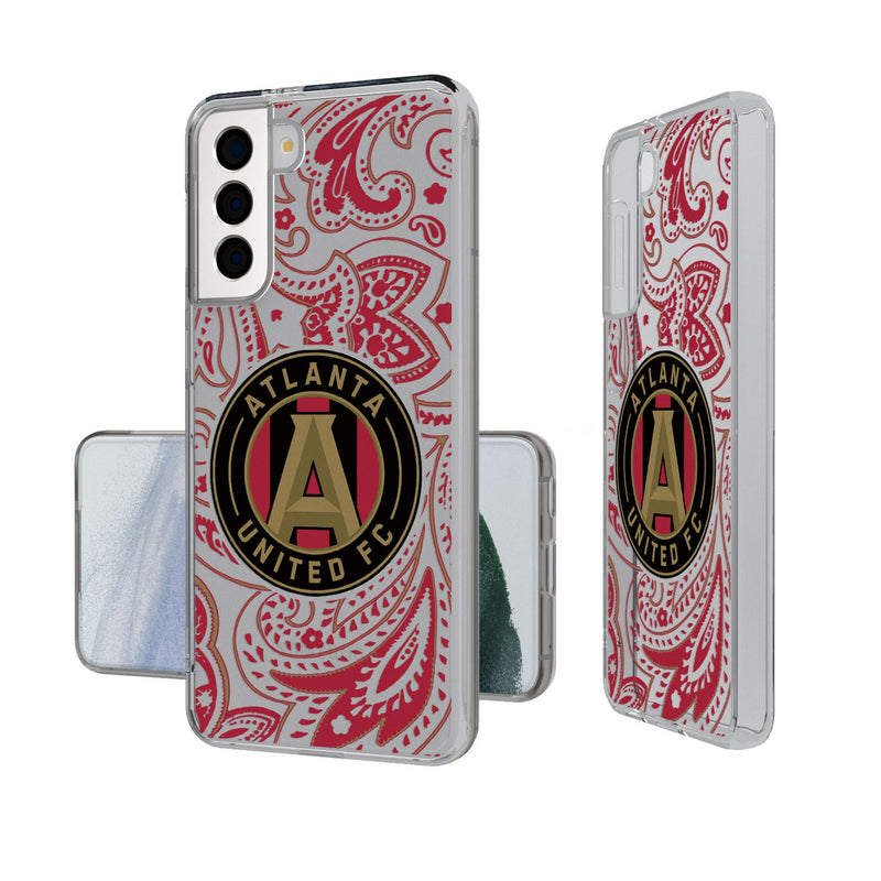 Atlanta United FC  Paisley Galaxy Clear Phone Case