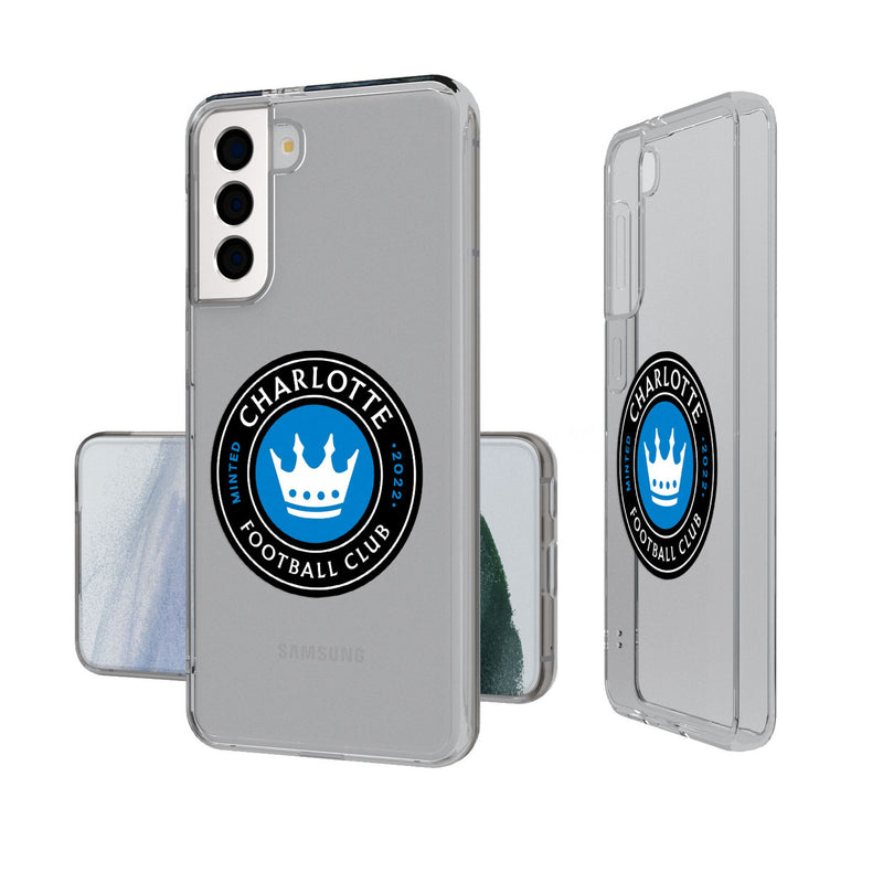 Charlotte FC  Insignia Galaxy Clear Phone Case