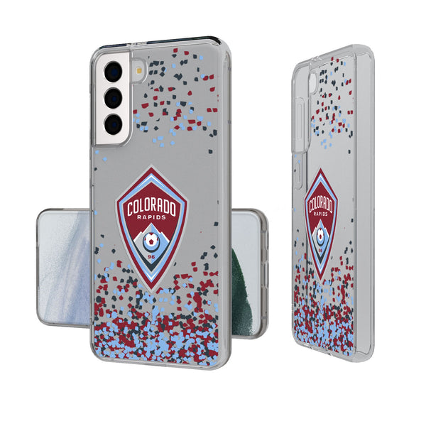 Colorado Rapids  Confetti Galaxy Clear Phone Case