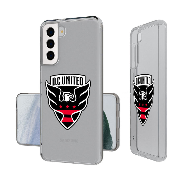 DC United  Insignia Galaxy Clear Phone Case