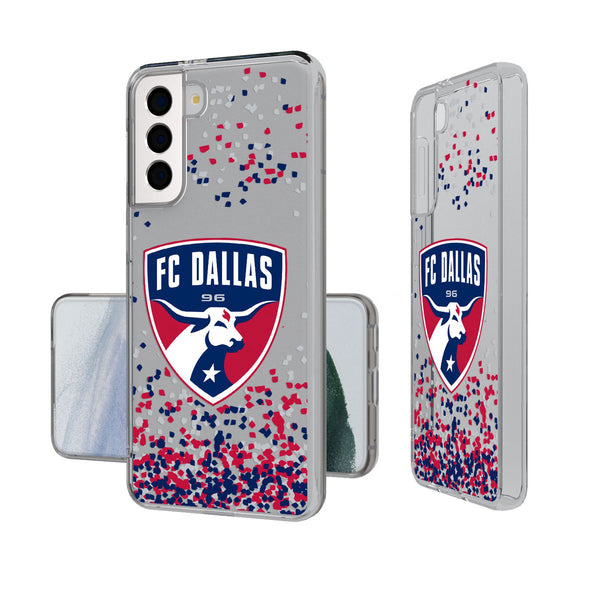 FC Dallas  Confetti Galaxy Clear Phone Case