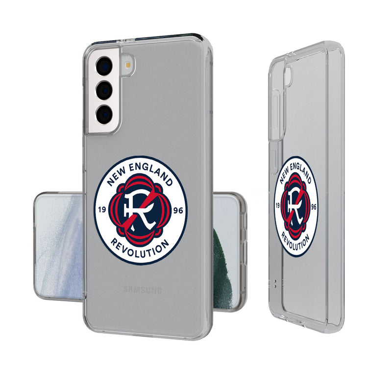 New England Revolution  Insignia Galaxy Clear Phone Case