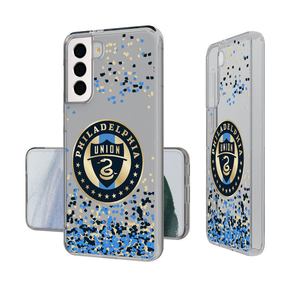 Philadelphia Union   Confetti Galaxy Clear Phone Case