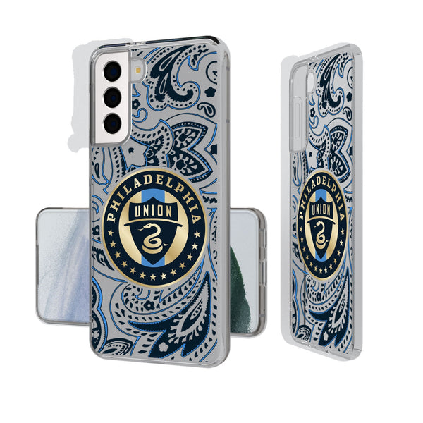 Philadelphia Union   Paisley Galaxy Clear Phone Case