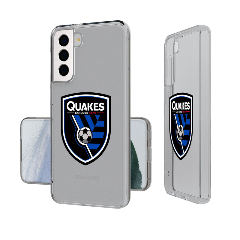 San Jose Earthquakes   Insignia Galaxy Clear Phone Case