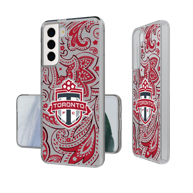 Toronto FC   Paisley Galaxy Clear Phone Case