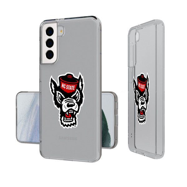 North Carolina State University Wolfpack Insignia Galaxy Clear Phone Case