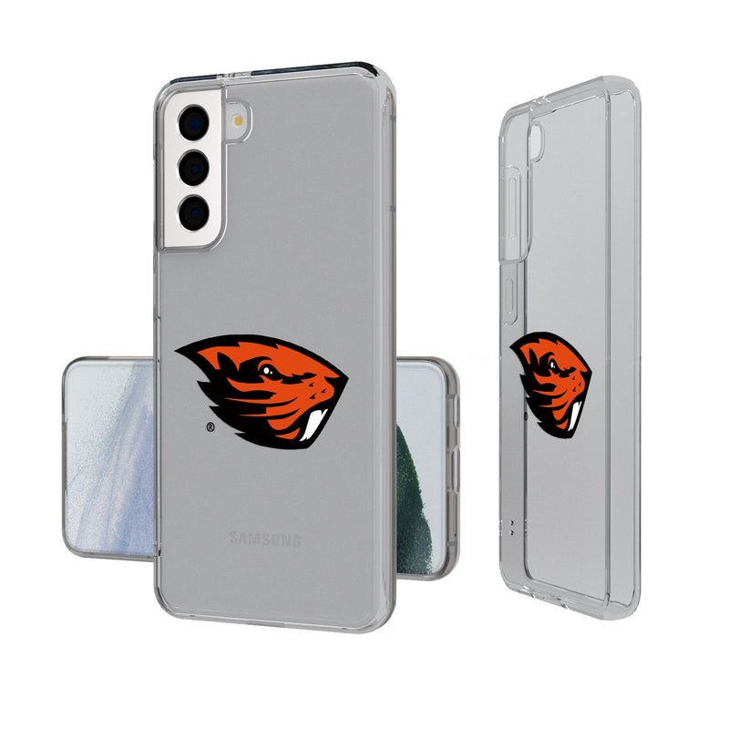 Oregon State University Beavers Insignia Galaxy Clear Phone Case