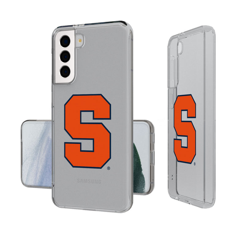 Syracuse University Orange Insignia Galaxy Clear Phone Case