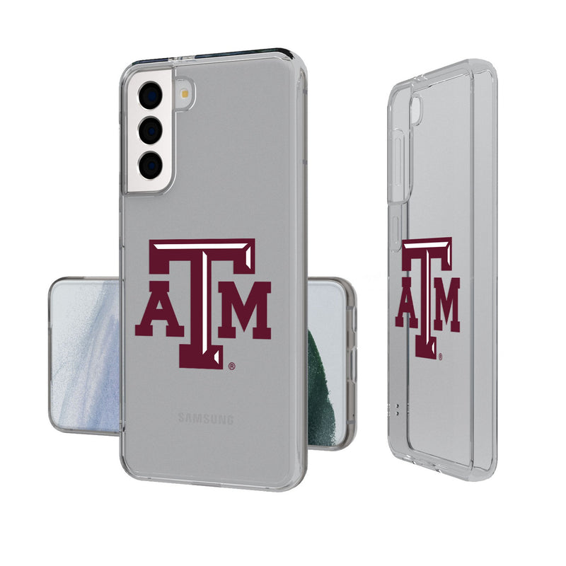 Texas A&M University Aggies Insignia Galaxy Clear Phone Case