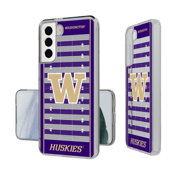 University of Washington Huskies Field Galaxy Clear Phone Case