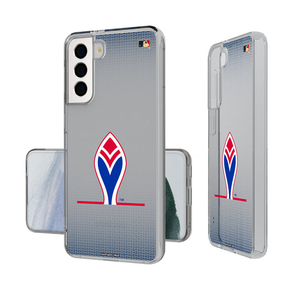 Atlanta Braves 1972-1975 - Cooperstown Collection Linen Galaxy Clear Phone Case