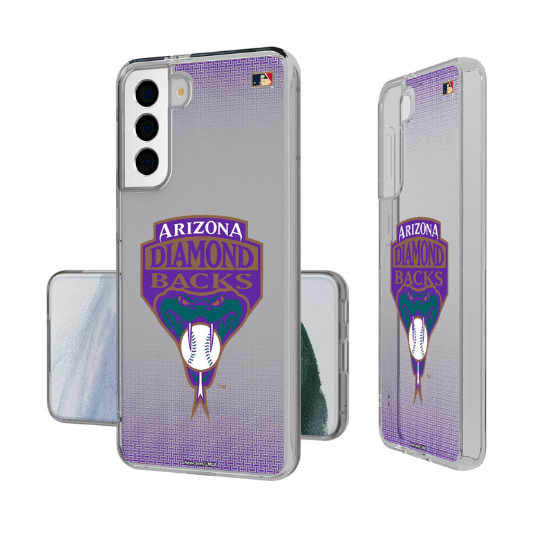 Arizona Diamondbacks 1999-2006 - Cooperstown Collection Linen Galaxy Clear Phone Case