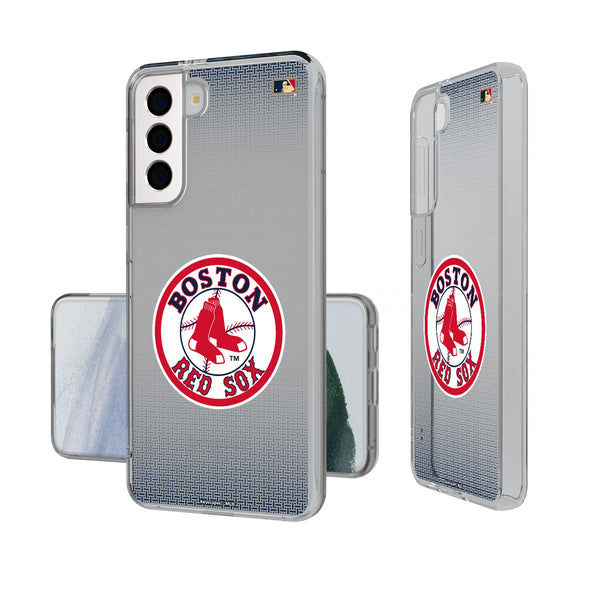 Boston Red Sox 1976-2008 - Cooperstown Collection Linen Galaxy Clear Phone Case