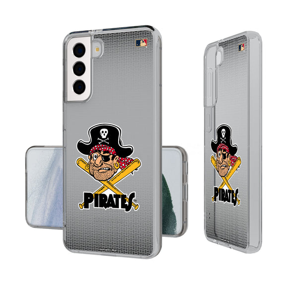 Pittsburgh Pirates 1958-1966 - Cooperstown Collection Linen Galaxy Clear Phone Case