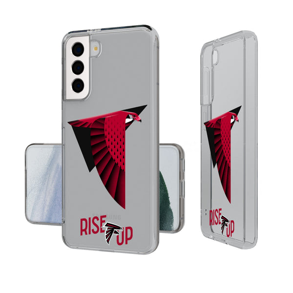 Atlanta Falcons 2024 Illustrated Limited Edition Galaxy Clear Phone Case