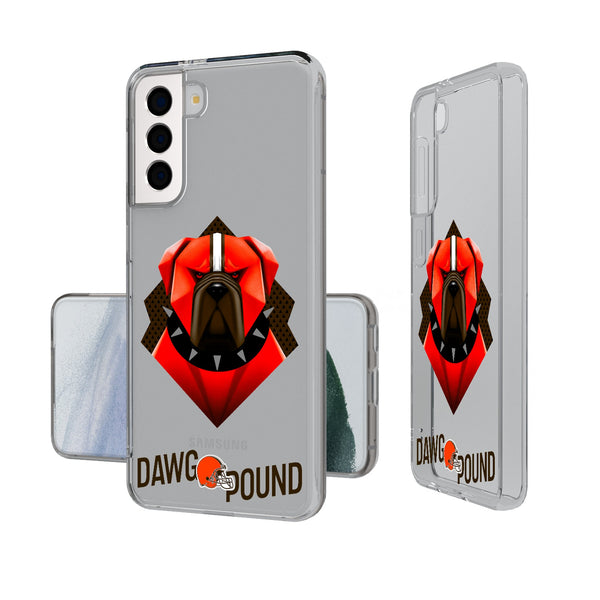 Cleveland Browns 2024 Illustrated Limited Edition Galaxy Clear Phone Case