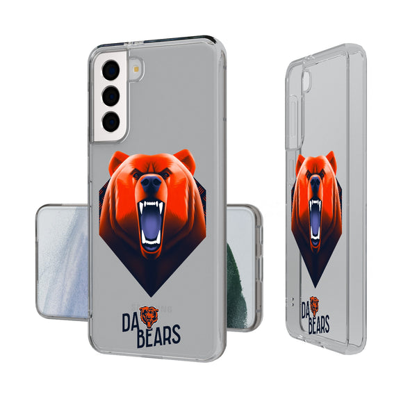 Chicago Bears 2024 Illustrated Limited Edition Galaxy Clear Phone Case