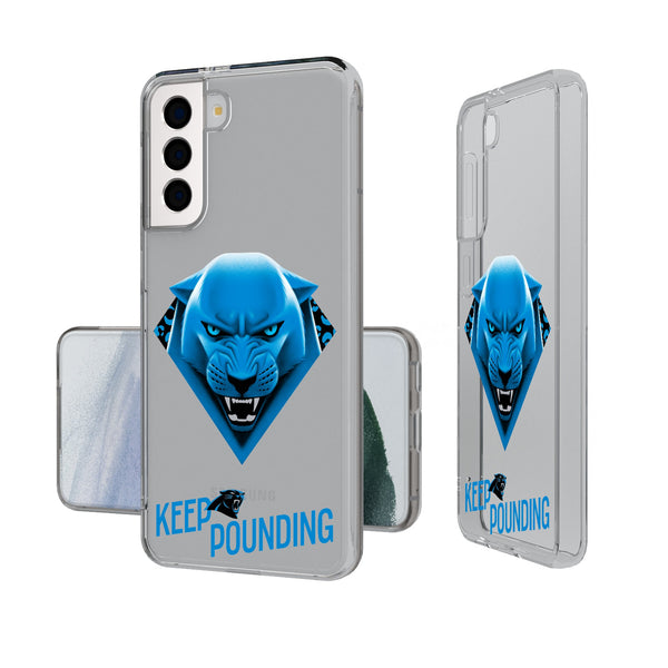 Carolina Panthers 2024 Illustrated Limited Edition Galaxy Clear Phone Case