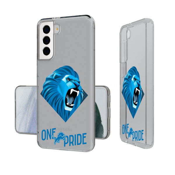 Detroit Lions 2024 Illustrated Limited Edition Galaxy Clear Phone Case