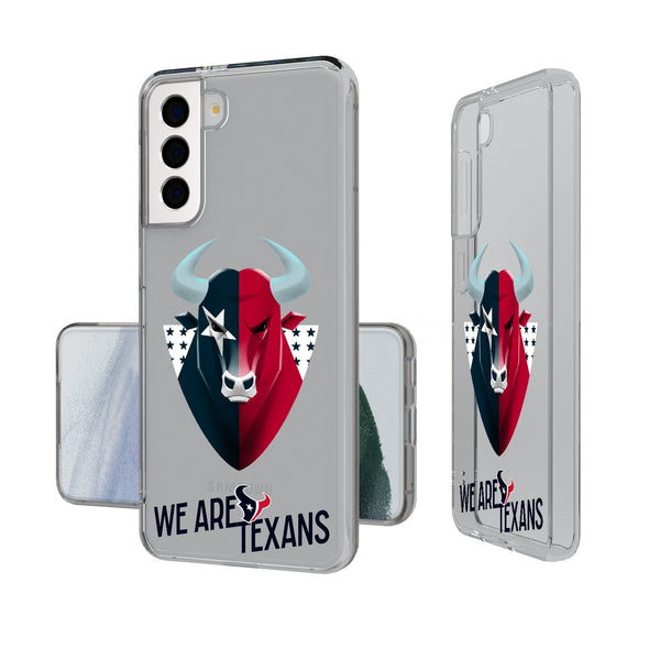Houston Texans 2024 Illustrated Limited Edition Galaxy Clear Phone Case