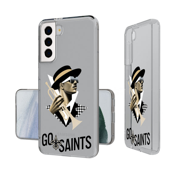 New Orleans Saints 2024 Illustrated Limited Edition Galaxy Clear Phone Case