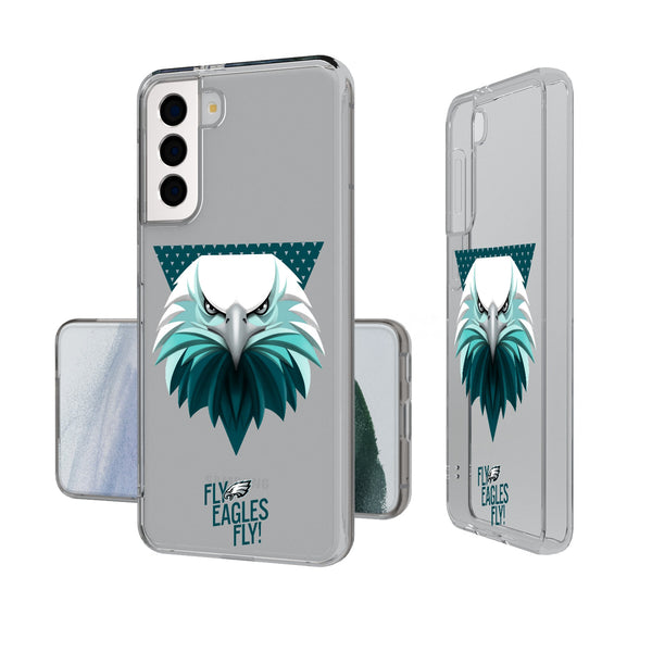 Philadelphia Eagles 2024 Illustrated Limited Edition Galaxy Clear Phone Case