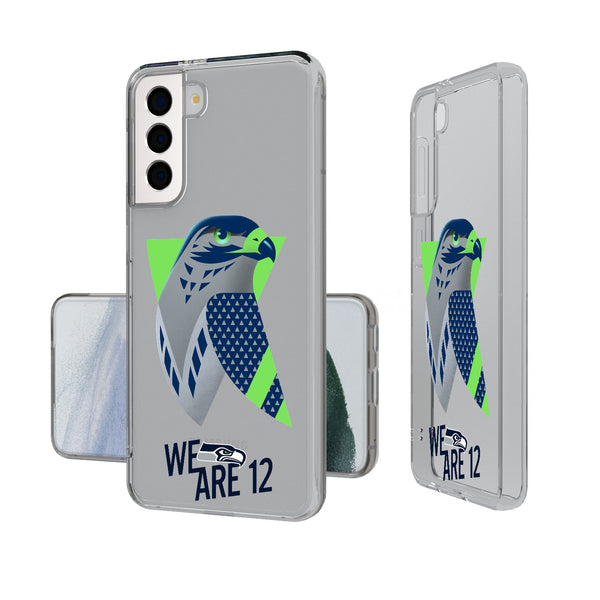 Seattle Seahawks 2024 Illustrated Limited Edition Galaxy Clear Phone Case