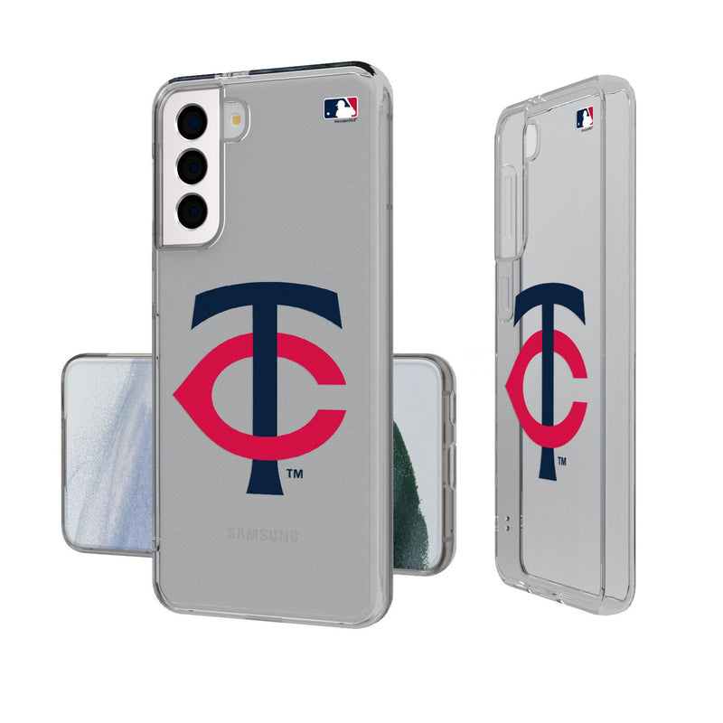 Minnesota Twins Insignia Galaxy Clear Phone Case