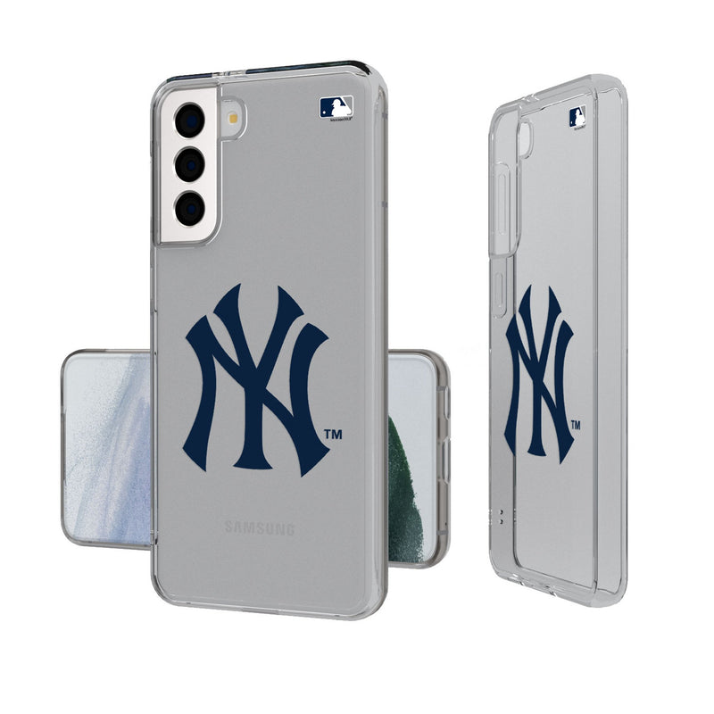 New York Yankees Insignia Galaxy Clear Phone Case