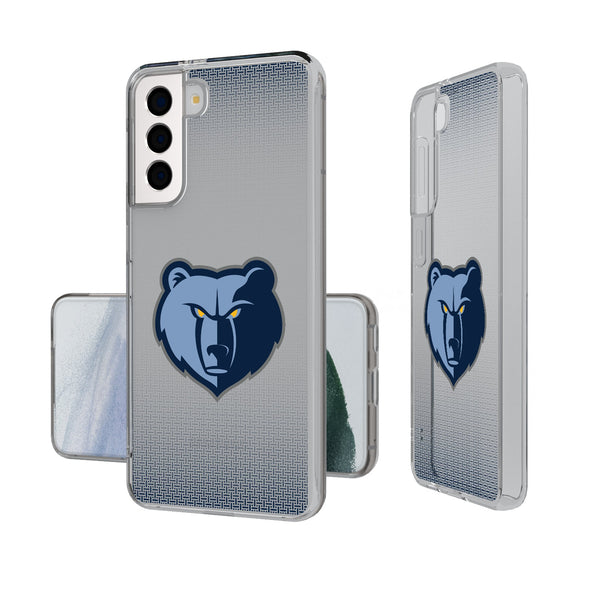 Memphis Grizzlies Linen Galaxy Clear Phone Case