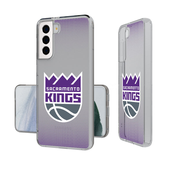 Sacramento Kings Linen Galaxy Clear Phone Case