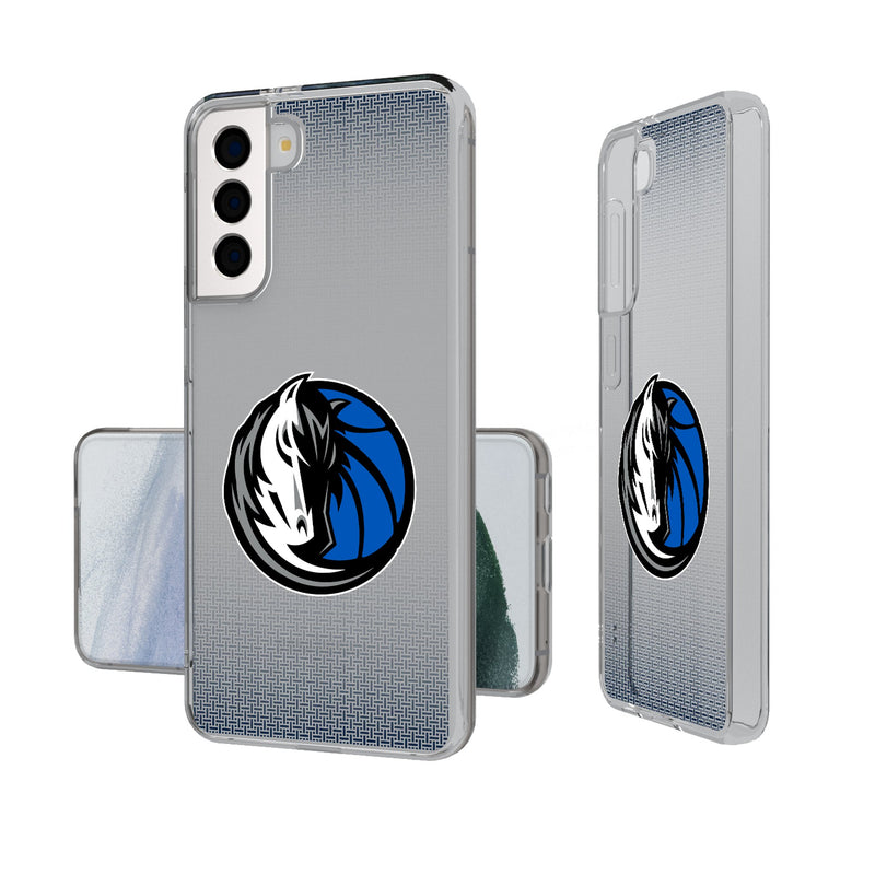 Dallas Mavericks Linen Galaxy Clear Phone Case